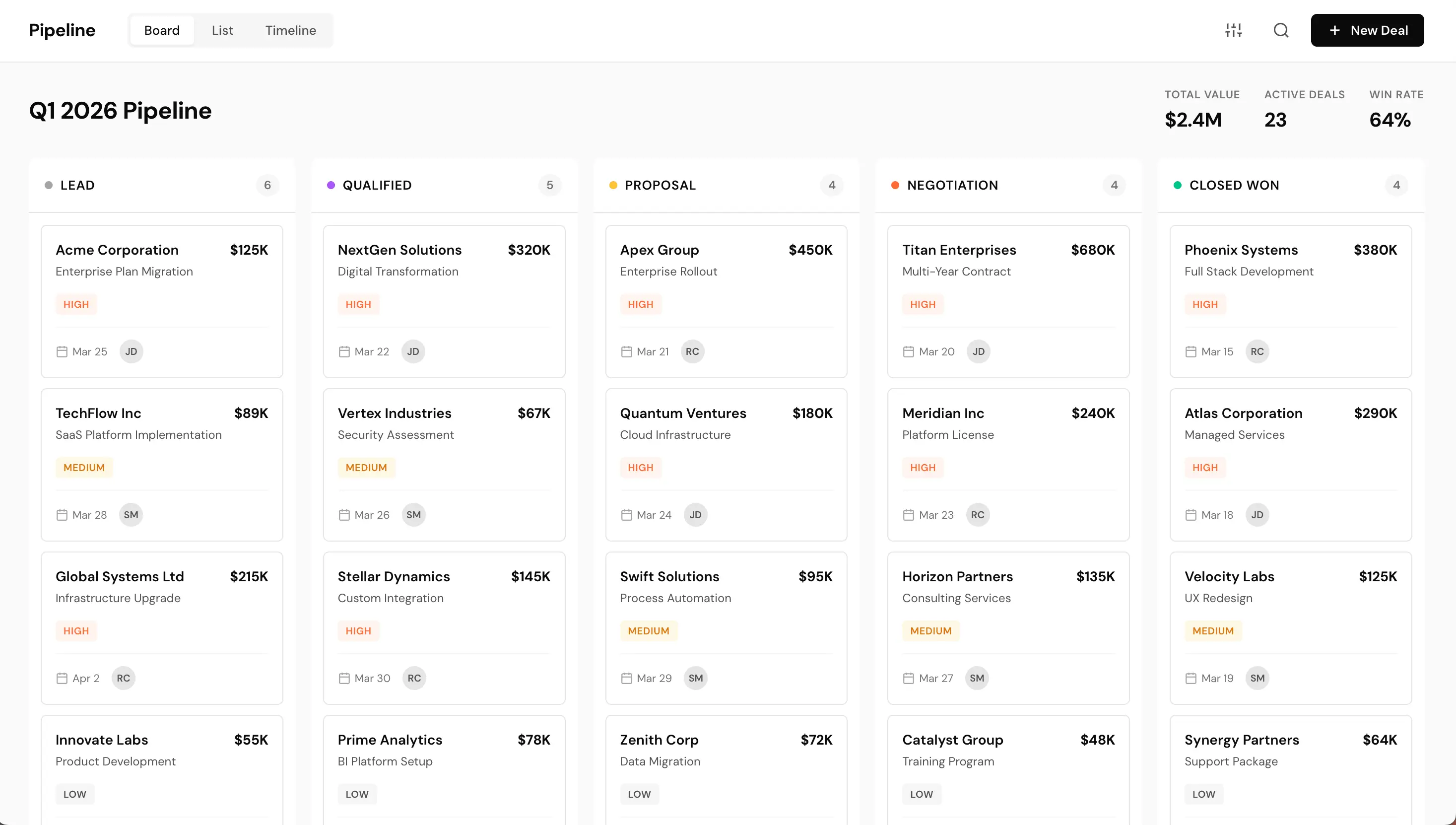 CRM screenshot 4