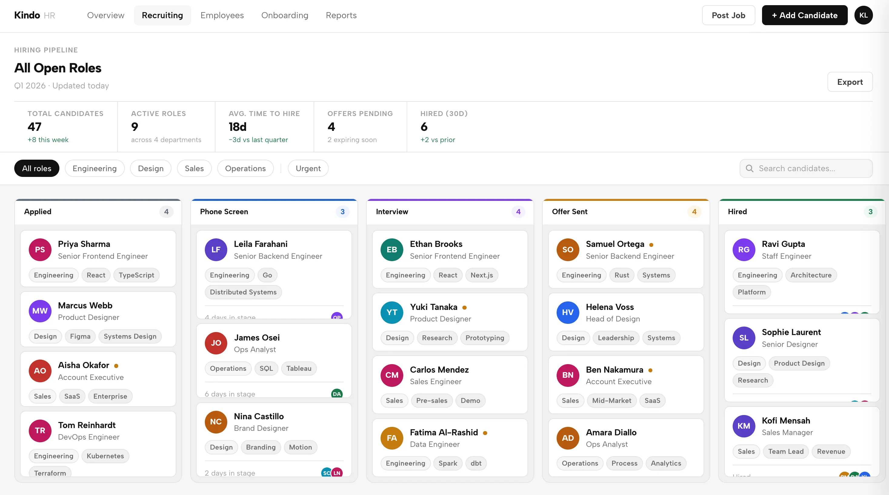 HR management screenshot 6