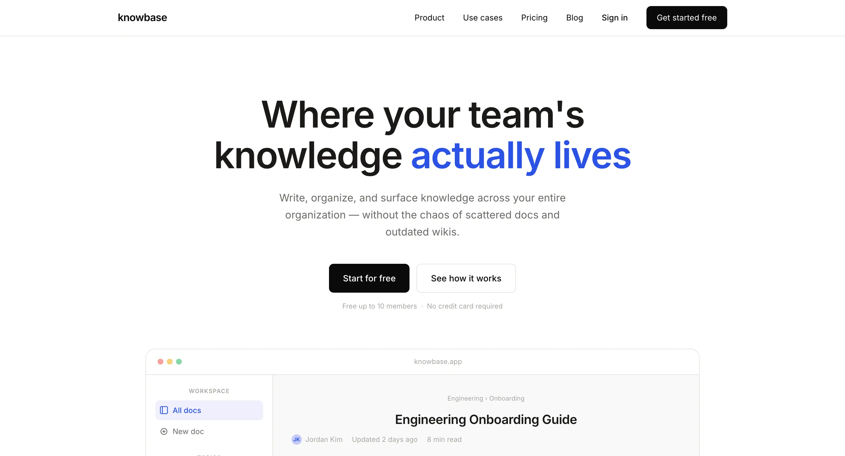 Knowledge management product screenshot 8