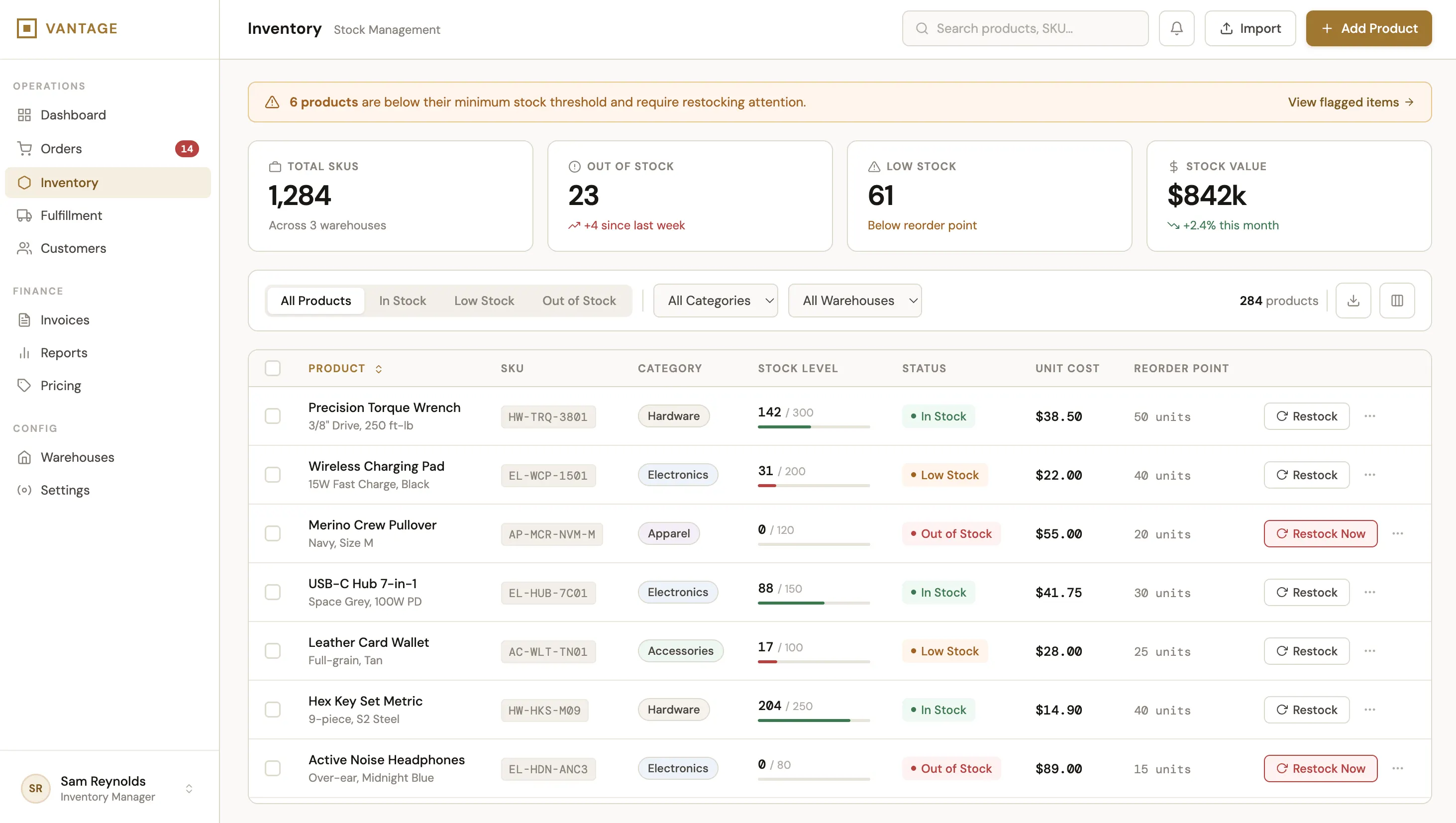 Order management screenshot 6